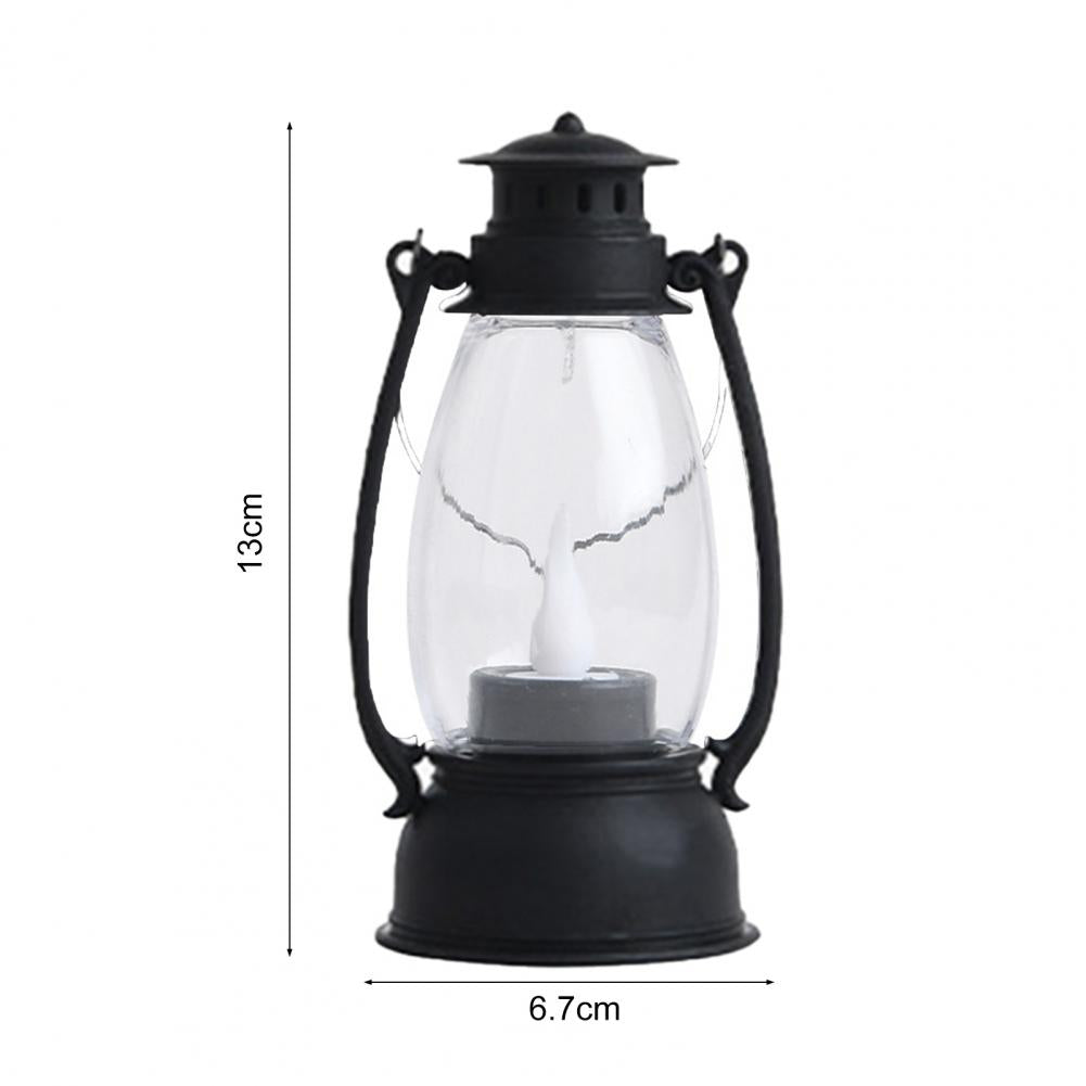 Retro LED Lantern - Bright Portable Candle Light