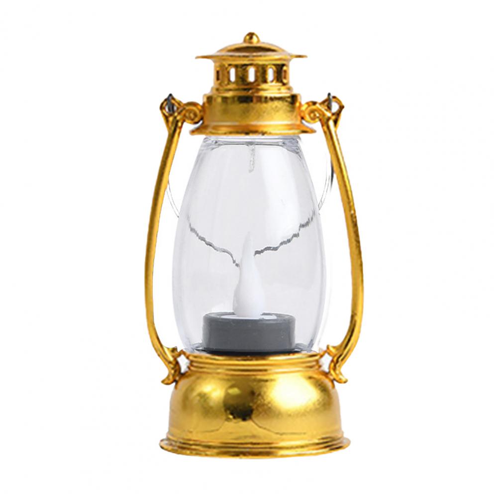 Retro LED Lantern - Bright Portable Candle Light