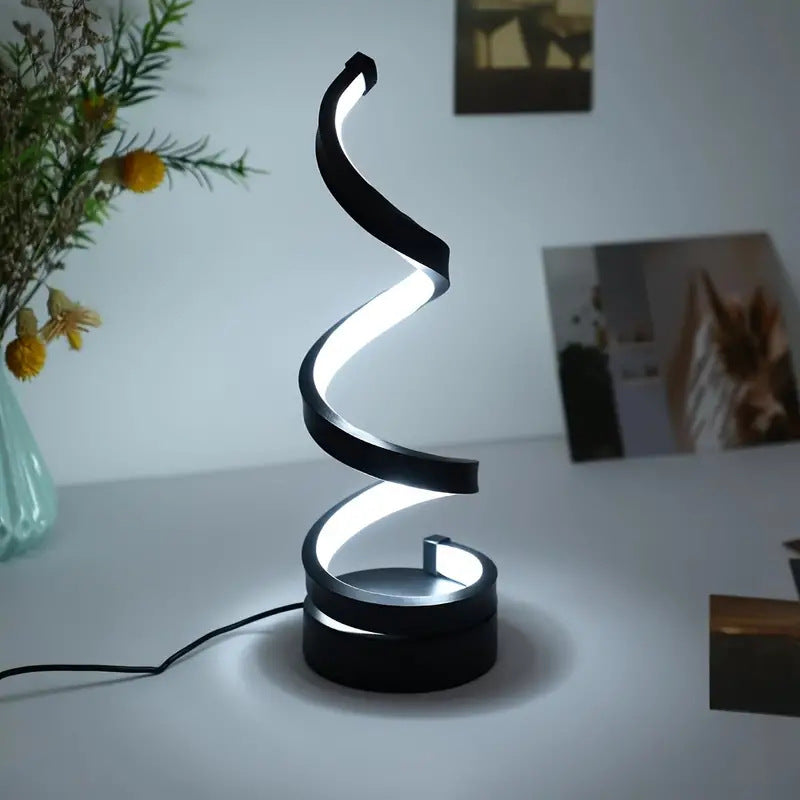 Modern Circle Table Lamp - Artistic Bedside Decor