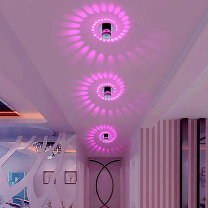 Color-Changing LED Wall Lamp - Modern Corridor Spotlight