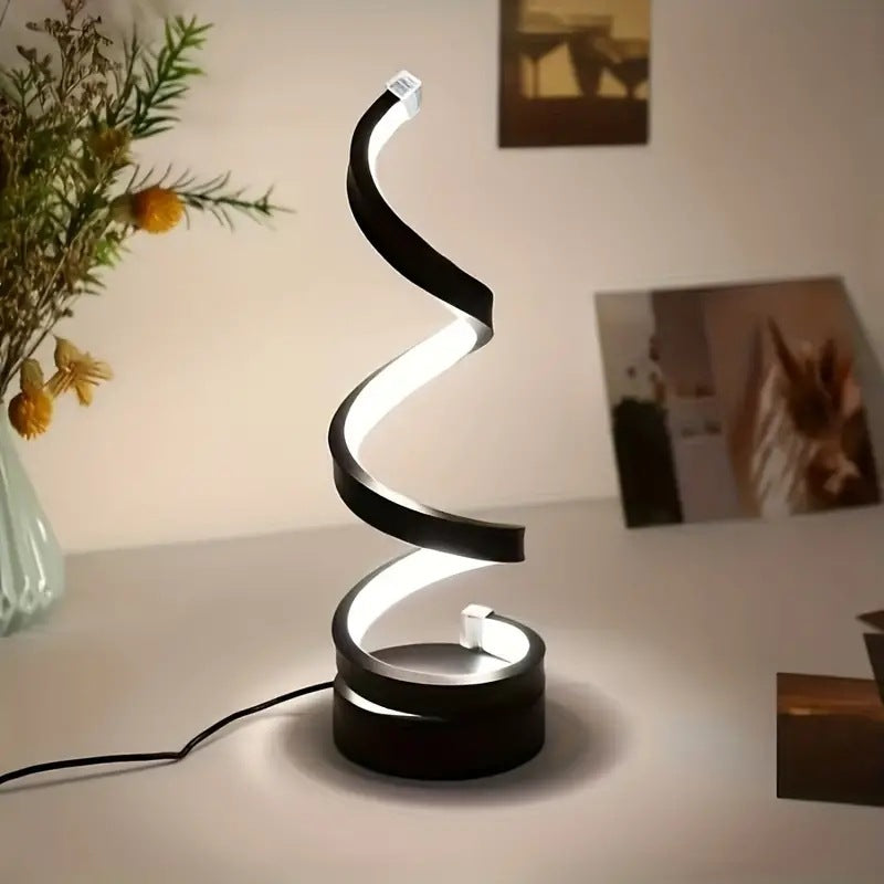 Modern Circle Table Lamp - Artistic Bedside Decor