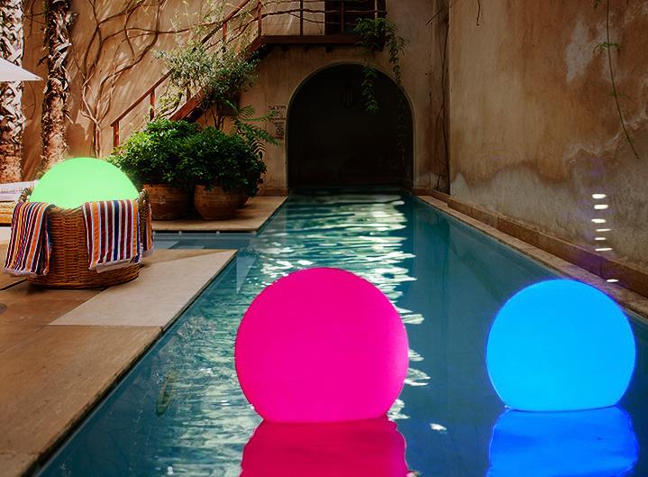 Solar LED Ball - Waterproof RGB Light for Pool & Garden