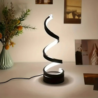 Modern Circle Table Lamp - Artistic Bedside Decor