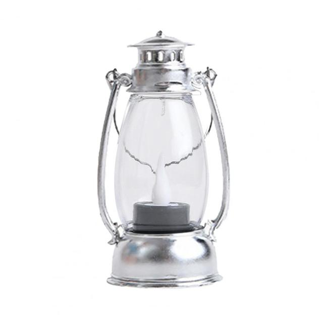 Retro LED Lantern - Bright Portable Candle Light