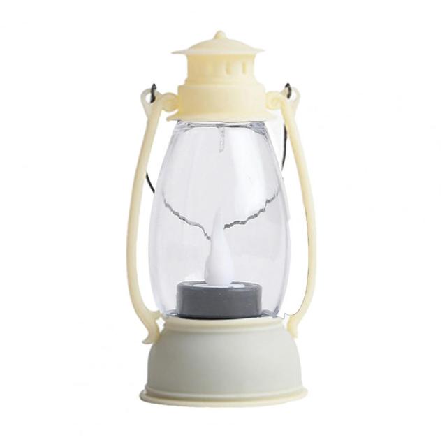 Retro LED Lantern - Bright Portable Candle Light