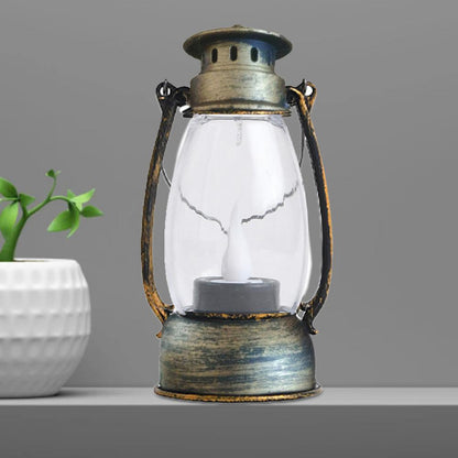 Retro LED Lantern - Bright Portable Candle Light