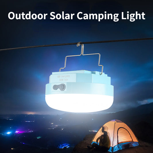 Solar Camping Lantern - USB Rechargeable Waterproof Light